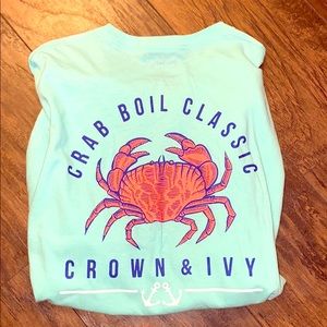 Crown & Ivy LS Tee NWT